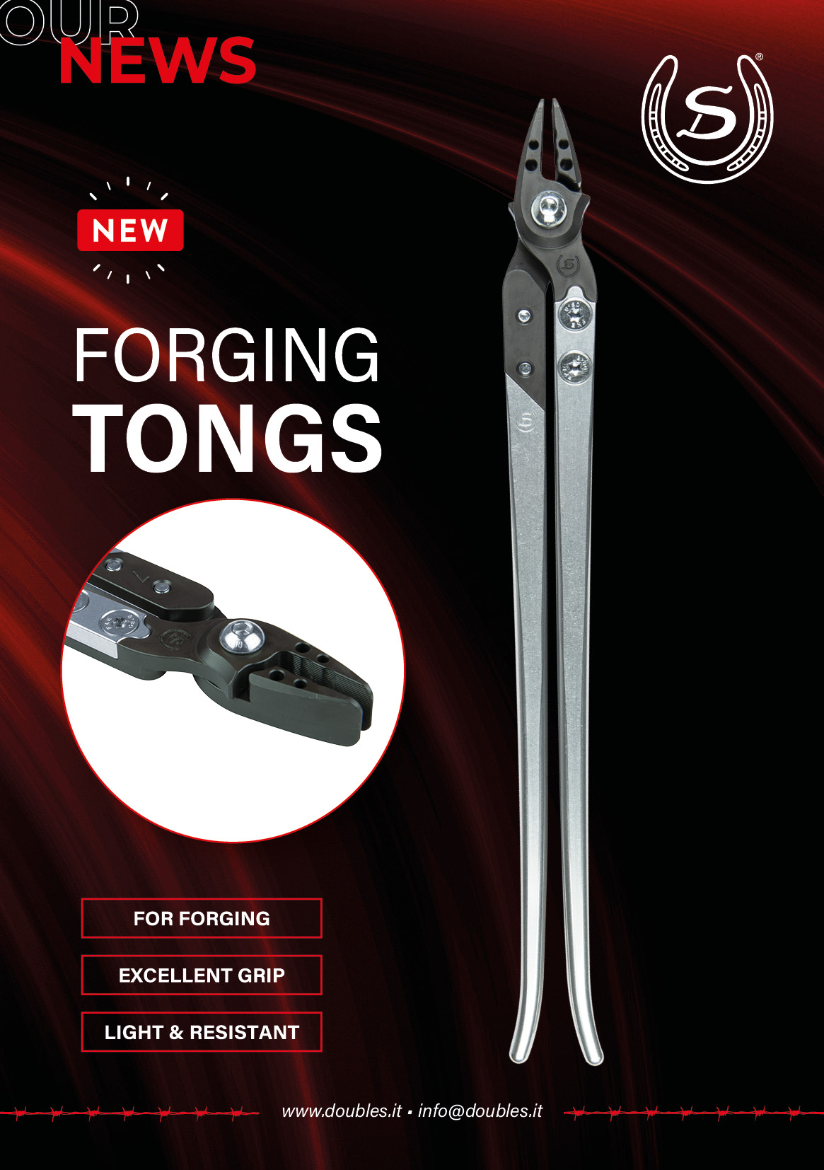 Feuerzange Double S 10 mm 