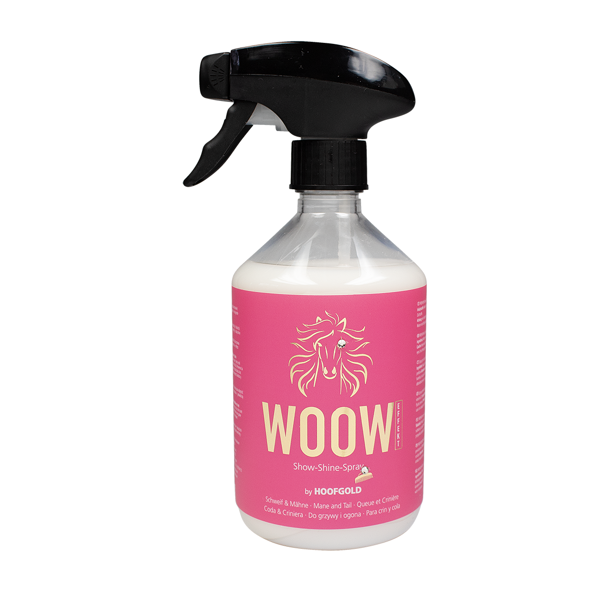 WOOW Show-Shine-Spray, Schweif- und Mähnen-Spray für Glanz und Volumen 500 ml